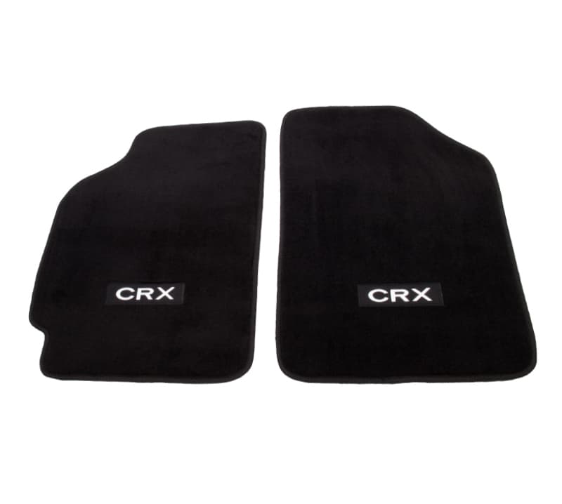 NRG Floor Mats for 88-91 Honda Civic 2pc CRX Logo