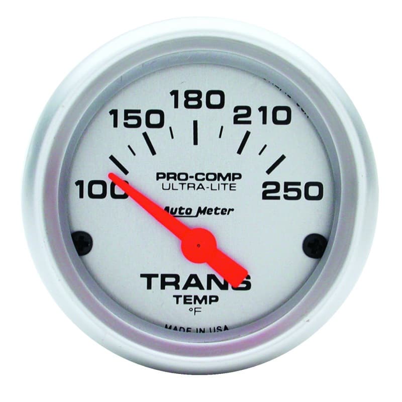 AutoMeter Transmission Fluid Temperature Gauge with 1/8" NPT Sender - Image 2