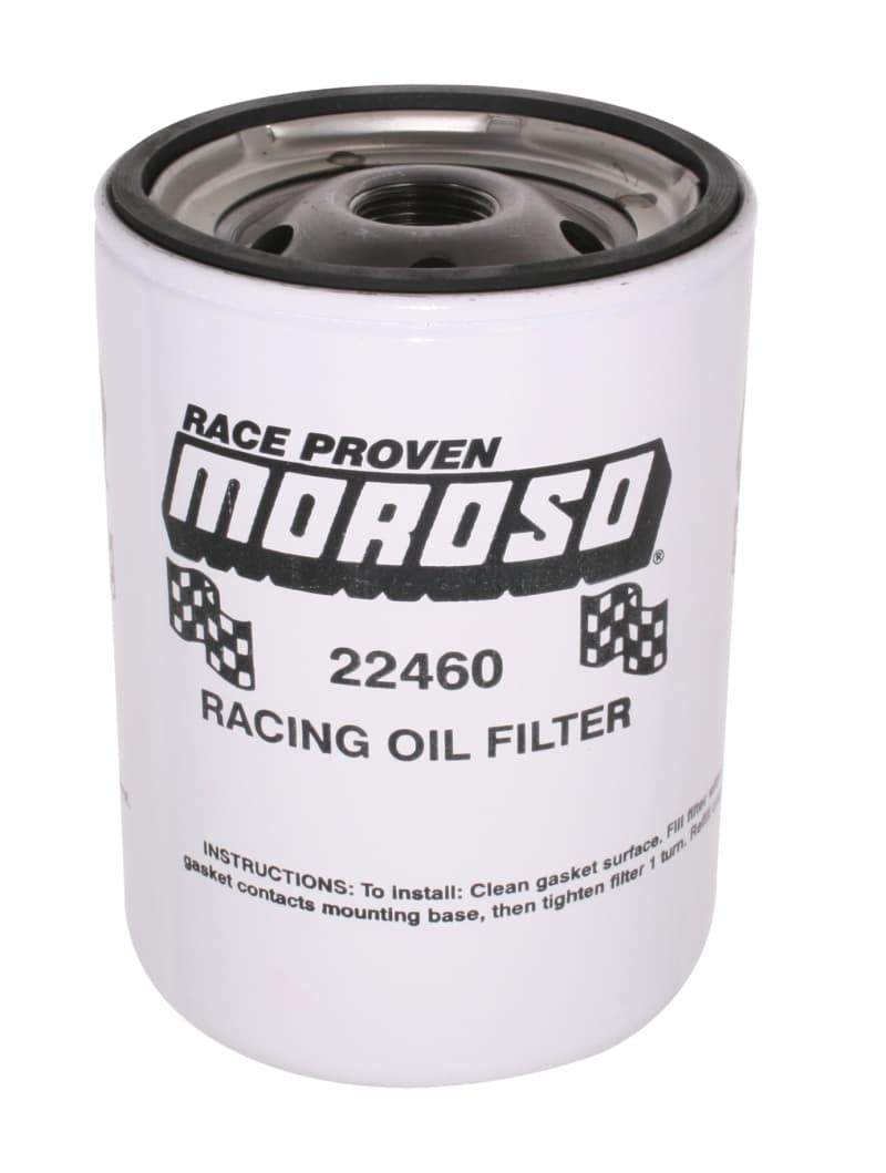 Moroso Oil Filter for Chevrolet 13/16in Thread 5-1/4in Tall Racing