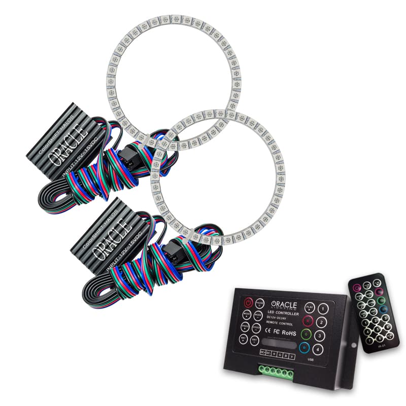 ORACLE Lighting ColorSHIFT Headlight Halo Kit for Chevy C6 3-Chip 5050 SMD