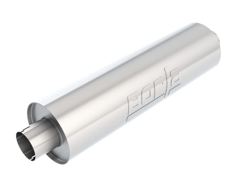 Borla Universal Muffler for Trucks Long Body T-304 Stainless Steel Free Flow