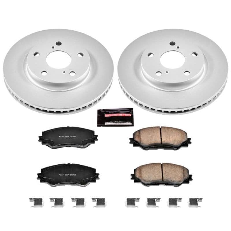 PowerStop Z17 Evolution Coated Rotor Brake Kit for Daily-Driven Vehicles