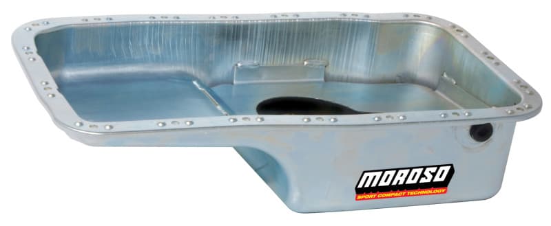 Moroso Oil Pan for Acura/Honda 1.6L B16A3 Wet Sump 4qt 6in Steel