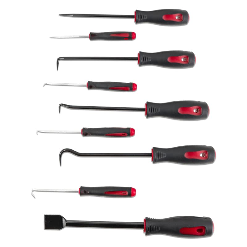 Mishimoto Pick, Hook & Scraper Set 9-Piece Drop-Forged Steel Tool Kit - Image 2