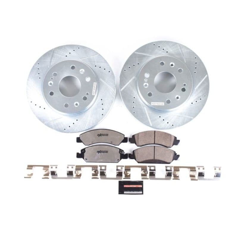 PowerStop Z36 Truck & Tow Brake Kit for Trucks 4x4 SUVs Ceramic Carbon-Fiber ...
