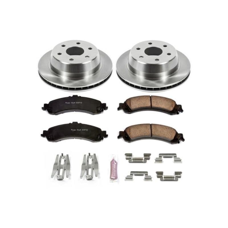 PowerStop Autospecialty Brake Kit for Daily Driver with Z17 Ceramic Pads & Ro...