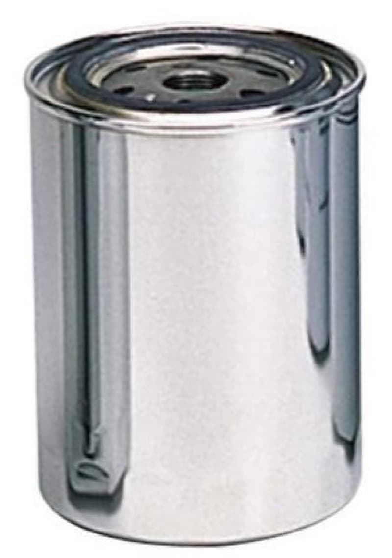 Moroso Oil Filter for Ford/Mopar/Import 3/4in Thread 5-1/4in Tall Chrome