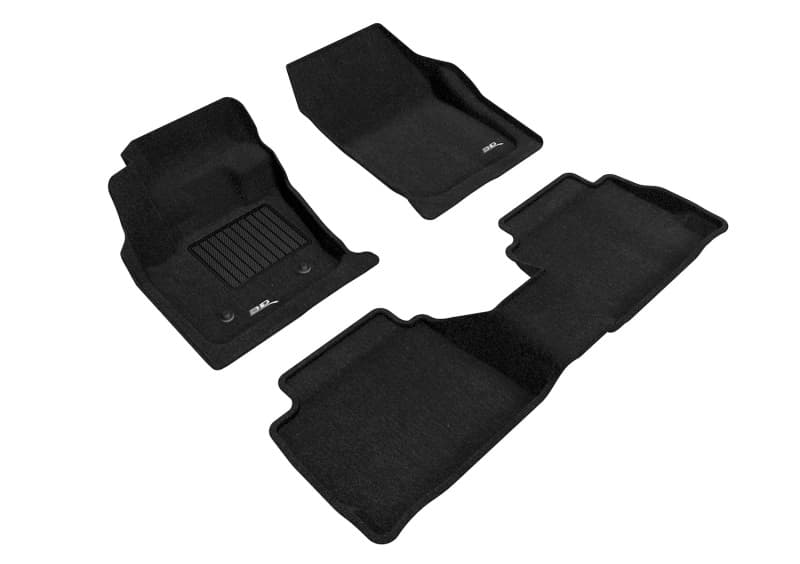 3D MAXpider Floor Liners for Vehicle Elegant Series with MAXpider Fiber Backing