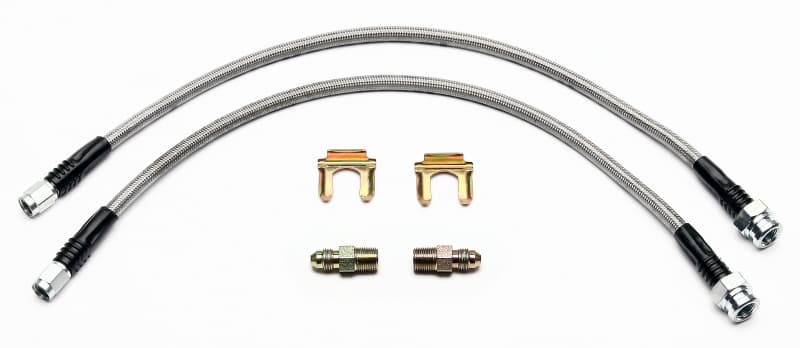Wilwood Flexline Brake Hose Kit for 1995-98 Nissan 240SX Front FSL4 Caliper