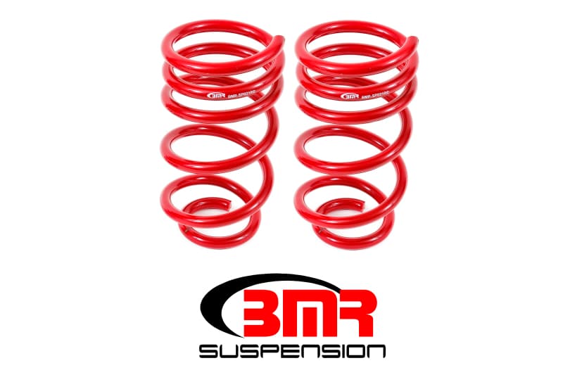 BMR Suspension Lowering Springs for 2010+ Camaro Chrome Silicon High-Tensile