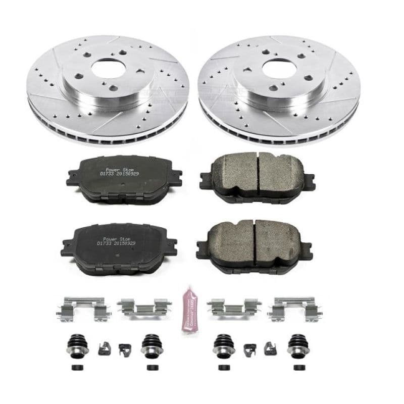 PowerStop Z23 Evolution Sport Brake Kit for Daily Driver Carbon-Fiber Ceramic...