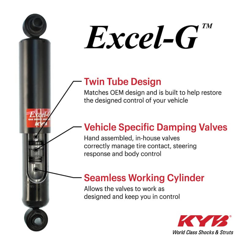 KYB Excel-G Shock & Strut for Ride Control Restoration - Image 2