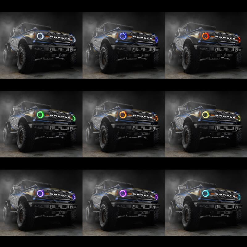 ORACLE Lighting Oculus Bi-LED Headlights ColorSHIFT RGB+W 5200 Lumens - Image 4