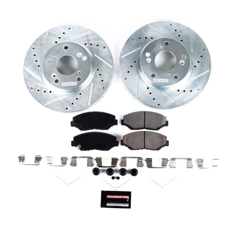 PowerStop Z23 Evolution Sport Brake Kit for Daily Driver Carbon-Fiber Ceramic...