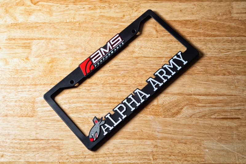 AMS License Plate Frame