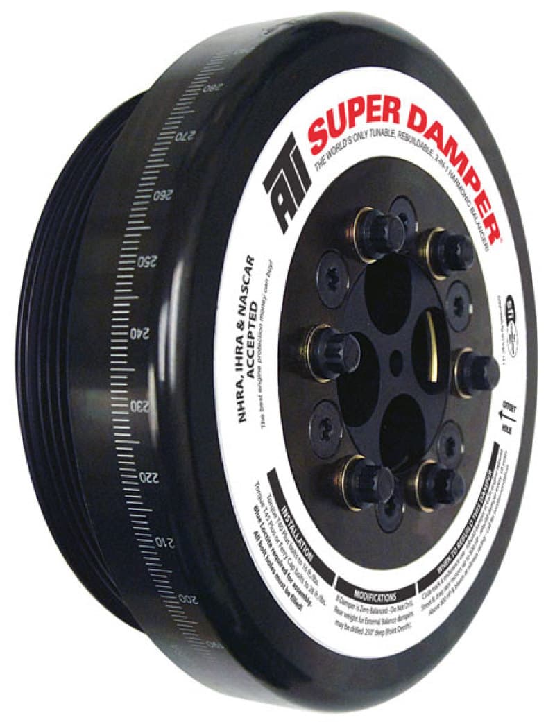 ATI Damper for Cummins 4BT 6BT 3.9L 5.9L Diesel 8.074in Steel 8 Groove 3 Ring