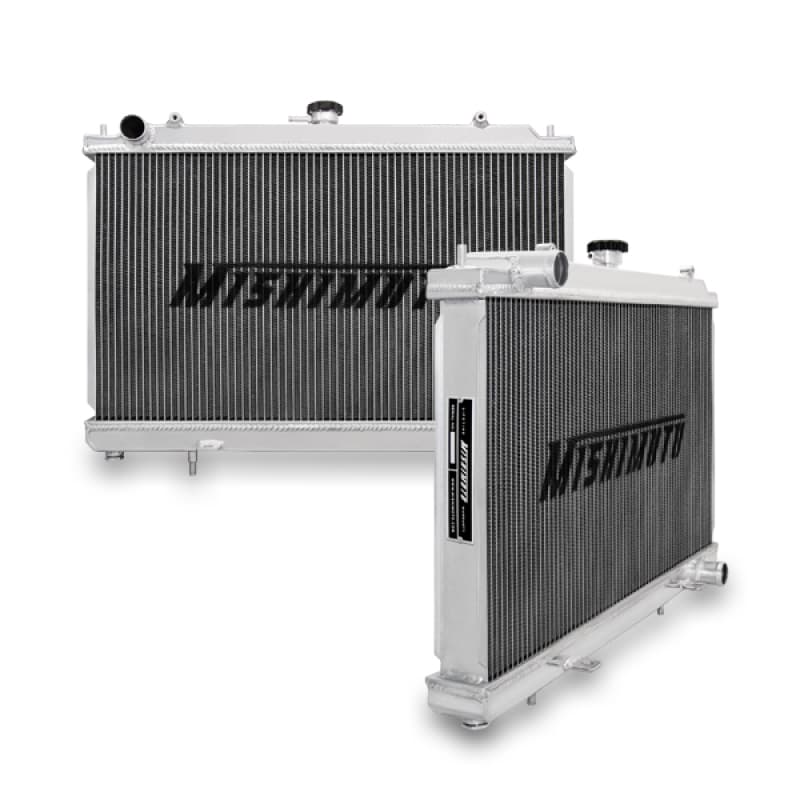 Mishimoto Aluminum Radiator for Nissan 240SX Dual Core Lightweight Polished E... - Image 2