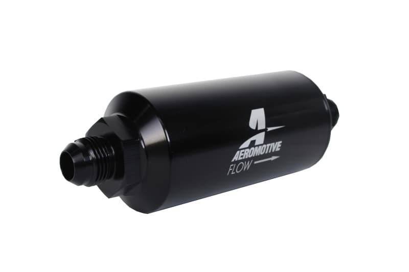 Aeromotive Fuel Filter AN-08 100 Micron Stainless Steel Element Black Anodize - Image 3