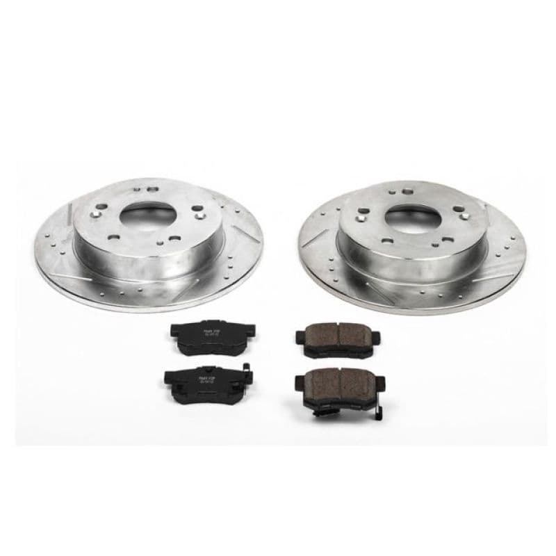 PowerStop Z23 Evolution Sport Brake Kit for Daily Driver with Carbon-Fiber Ce...