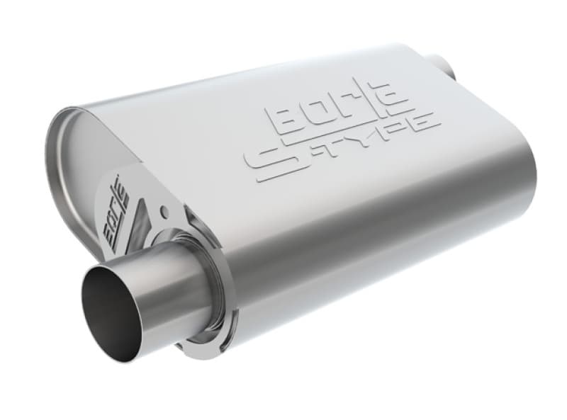 Borla CrateMuffler Directional T-304 Stainless Steel Muffler for Crate Engines - Image 3