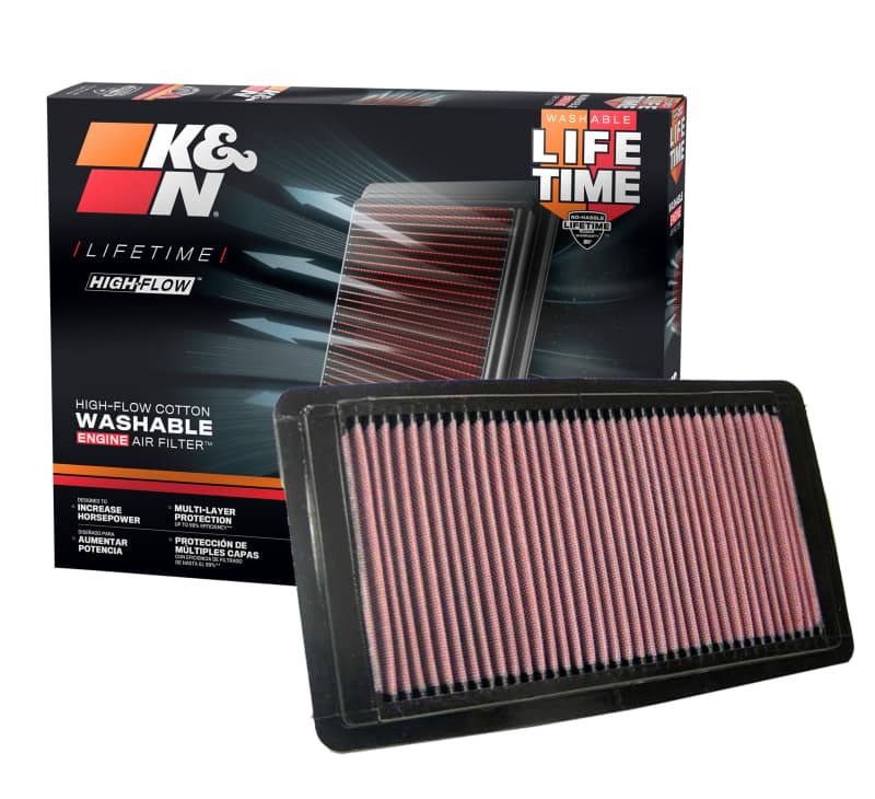 K&N Engineering Drop-In High-Flow Washable Air Filter 33-2309 - Image 4