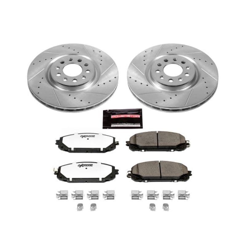 PowerStop Z36 Truck & Tow Brake Kit for Trucks 4x4 SUVs Ceramic Carbon-Fiber ...
