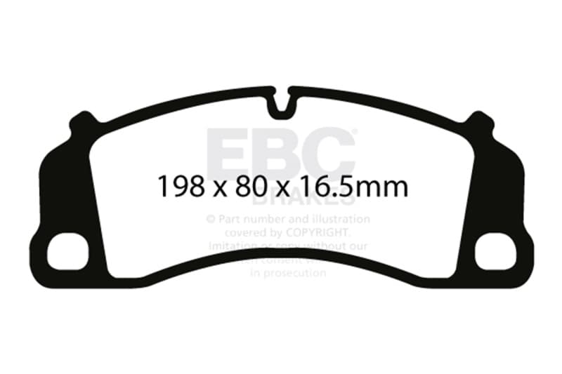 EBC Bluestuff NDX Brake Pad Set High Friction Sport & Race Material - Image 4