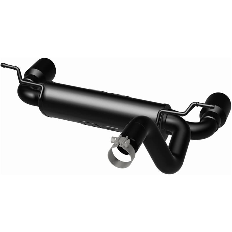 MagnaFlow Axle Back Exhaust for Jeep with Black Coated Tips Stainless Steel - Image 4