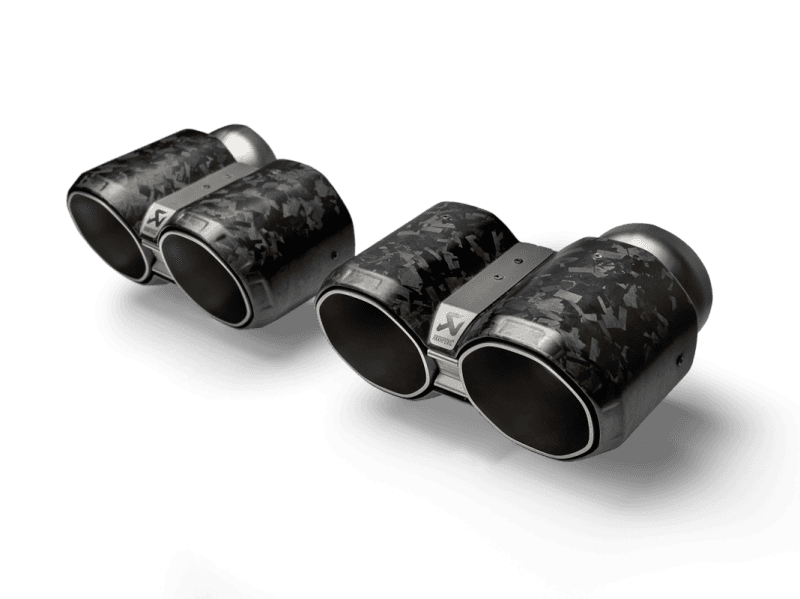 Akrapovic Tail Pipe Set for BMW M2 Coupe (G87) Chopped Carbon - Image 2