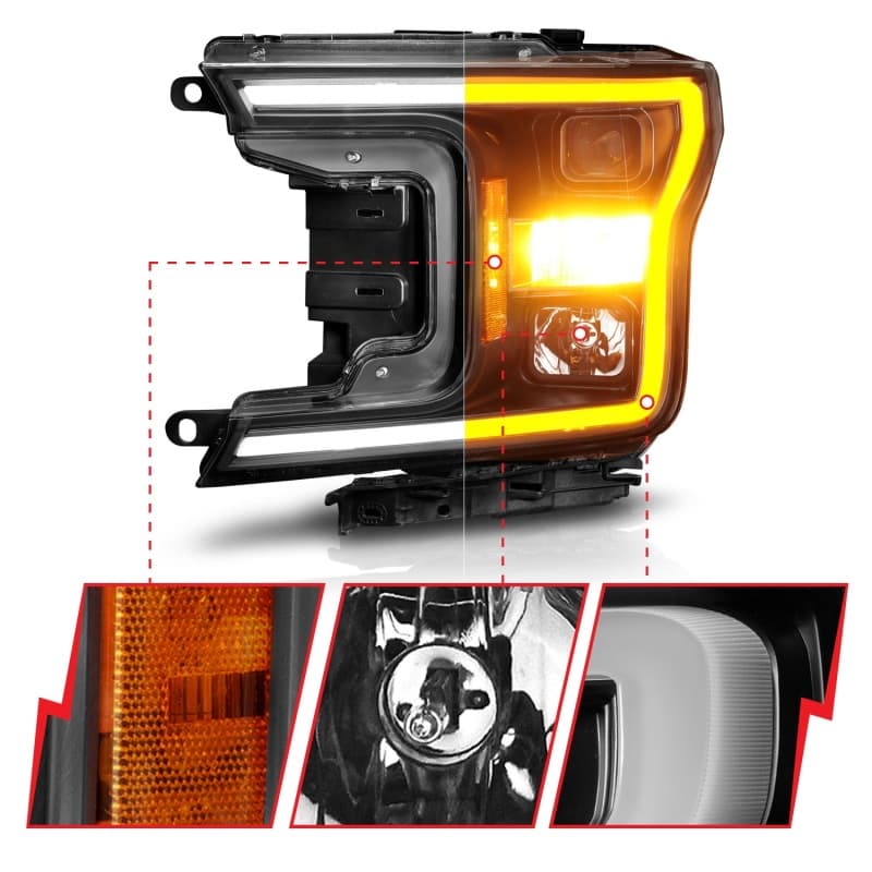 ANZO LED Projector Headlights for Chevy C6 High Output Replacement - Image 4