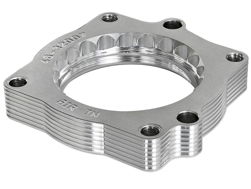 aFe Silver Bullet Throttle Body Spacer for Improved Airflow T-6061 Billet Alu...