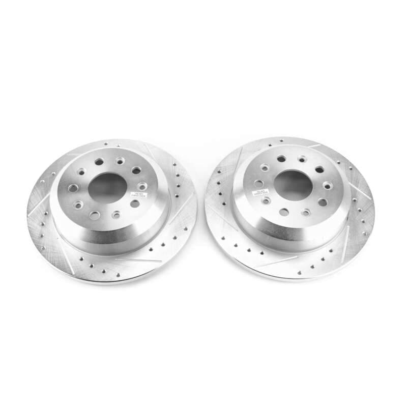 PowerStop Evolution Drilled/Slotted Rotor 355mm for OE Fit Silver Zinc - Image 2