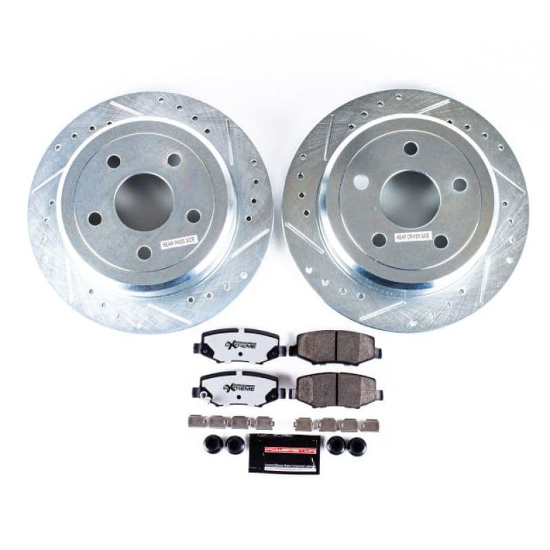 PowerStop Z36 Truck & Tow Brake Kit for Trucks 4x4 SUVs Ceramic Carbon-Fiber ...
