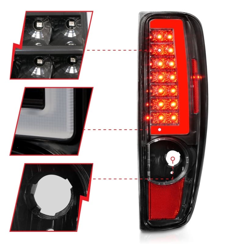 ANZO LED Taillight Assembly for Chevy C6 Plug and Play Pair - Image 4