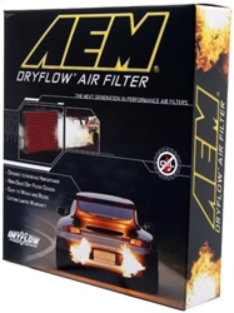 AEM Induction Dryflow Drop-In Air Filter Oil-Free High Airflow Durable - Image 4