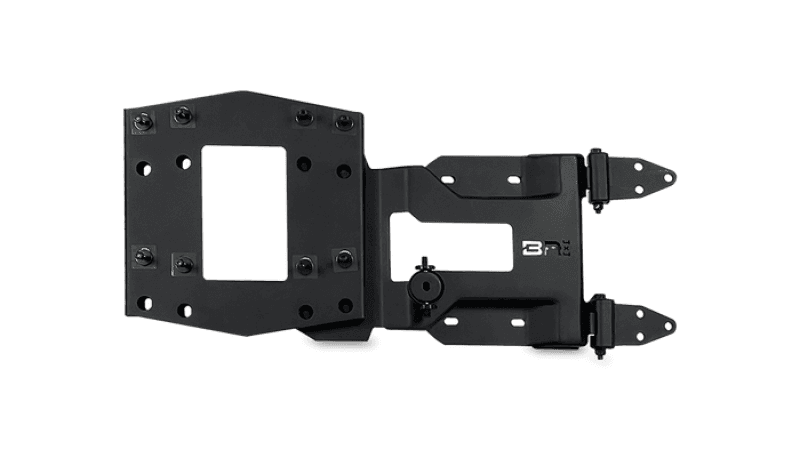 Body Armor 4x4 Tire Carrier for Jeep JL with Cast Aluminum, 37" Tire Mount