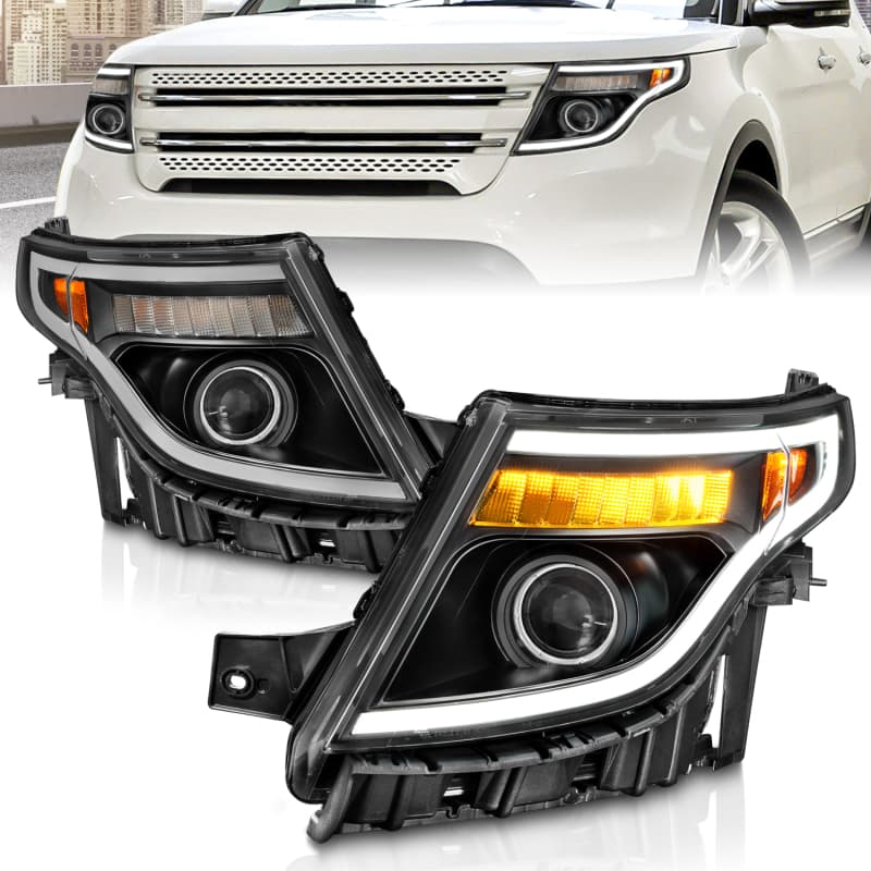 ANZO LED Projector Headlights for Chevy C6 111575