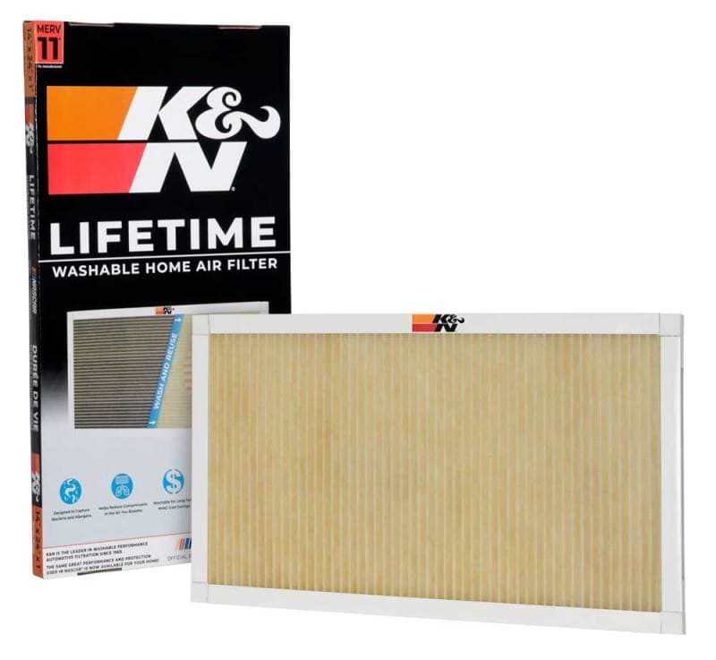 K&N Engineering HVAC Air Filter MERV 11 Washable Reusable Pleated Synthetic - Image 3