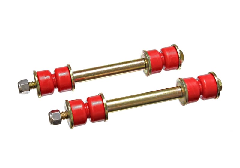 Energy Suspension End Links for Performance Vehicles Hyper-Flex Polyurethane Red - Image 2