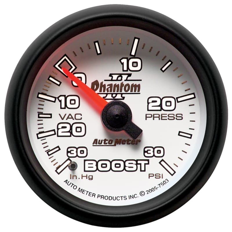 AutoMeter Mechanical Boost/Vac Gauge 1/8" NPT Pressure Connection - Image 3