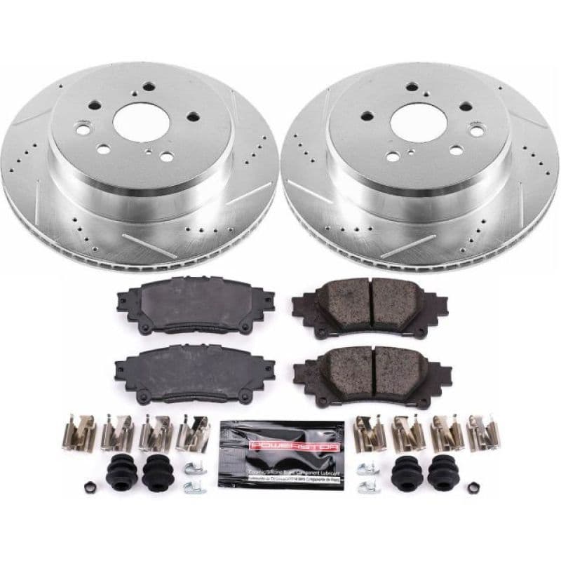 PowerStop Z23 Evolution Brake Kit for Daily Driver with Carbon-Fiber Ceramic ...