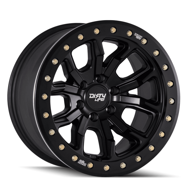 Dirty Life DT-1 9303 17x9 5x127 Matte Black Beadlock Wheel