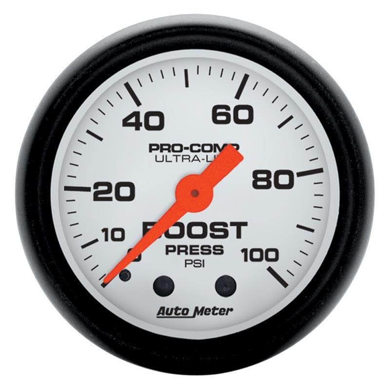 AutoMeter Mechanical Boost Gauge 1/8" NPT Connection Ultra-Precise - Image 2