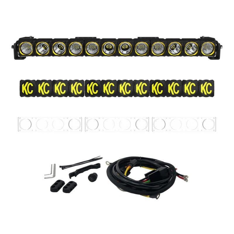 KC HiLiTES FLEX ERA LED Light Bar Flexible Design Combo/Spot Lenses