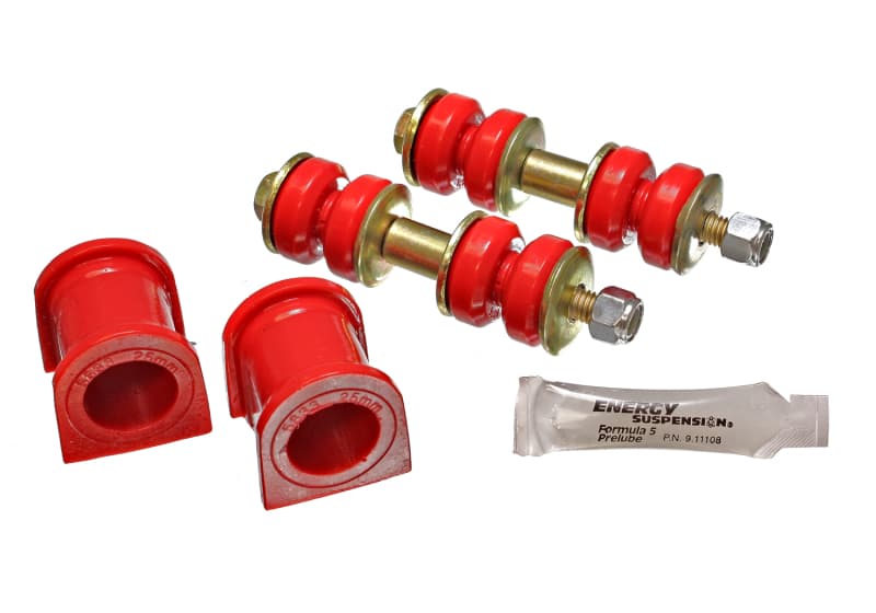 Energy Suspension Sway Bar Bushings Hyper-Flex Polyurethane Red - Image 3