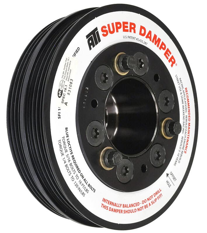 ATI Damper for 94-05 Miata 1.8L 5.67in 4 Groove 1Pc Belt Guide