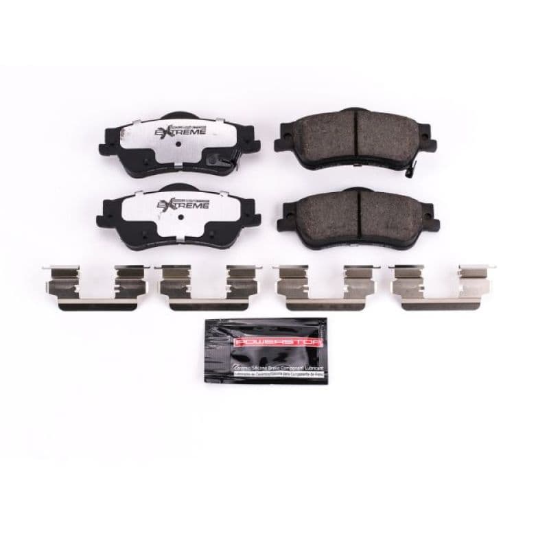 PowerStop Z26 Ceramic Brake Pads for Muscle Cars Low-Dust Carbon-Fiber Compound