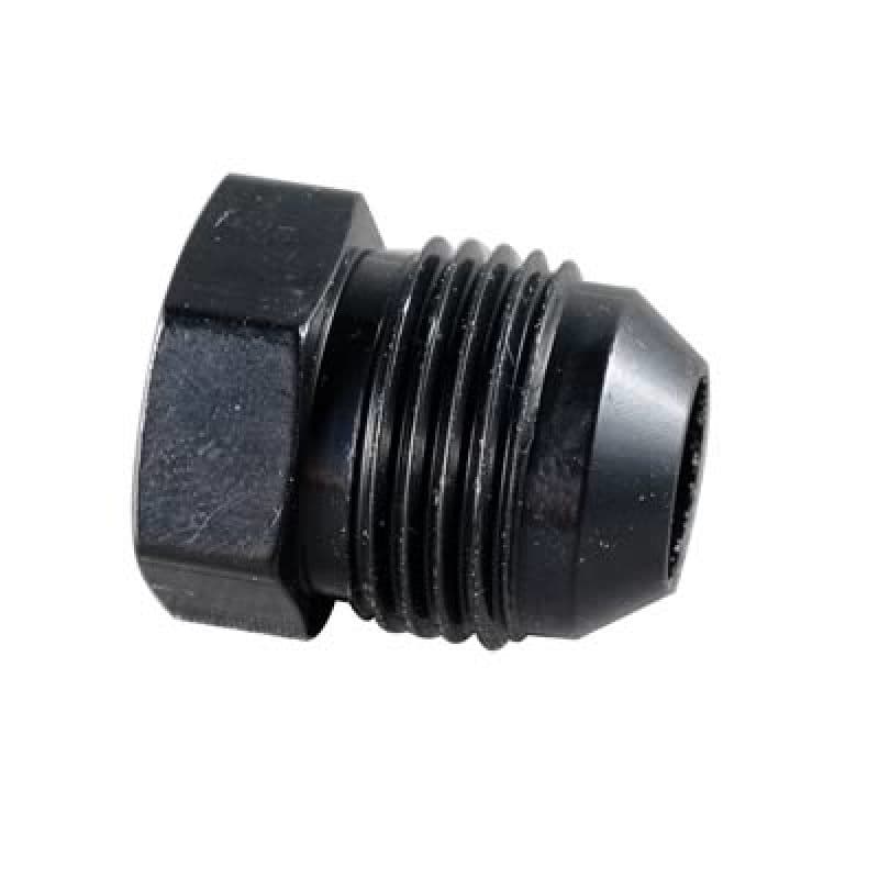 Fragola Aluminum Flare Plug -4AN Black