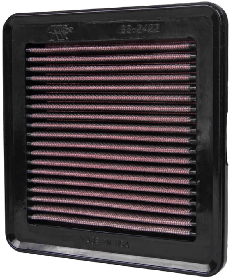 K&N Engineering Drop-In High-Flow Air Filter Washable Reusable