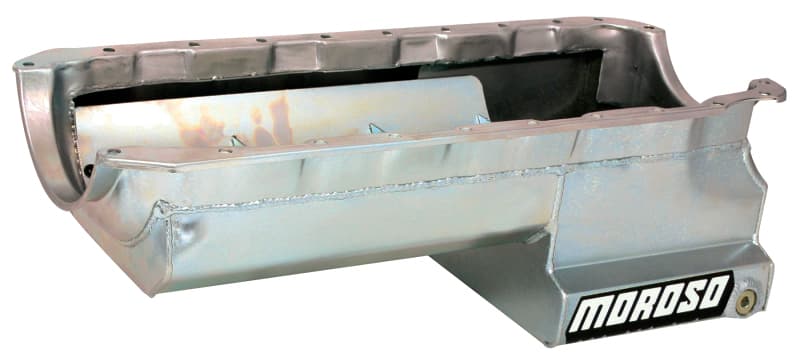 Moroso Oil Pan for Chevrolet Big Block Mark IV 6-7qt 8in Steel Wet Sump